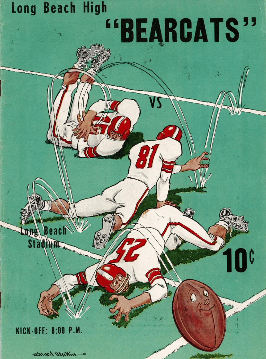 Football Program 1962